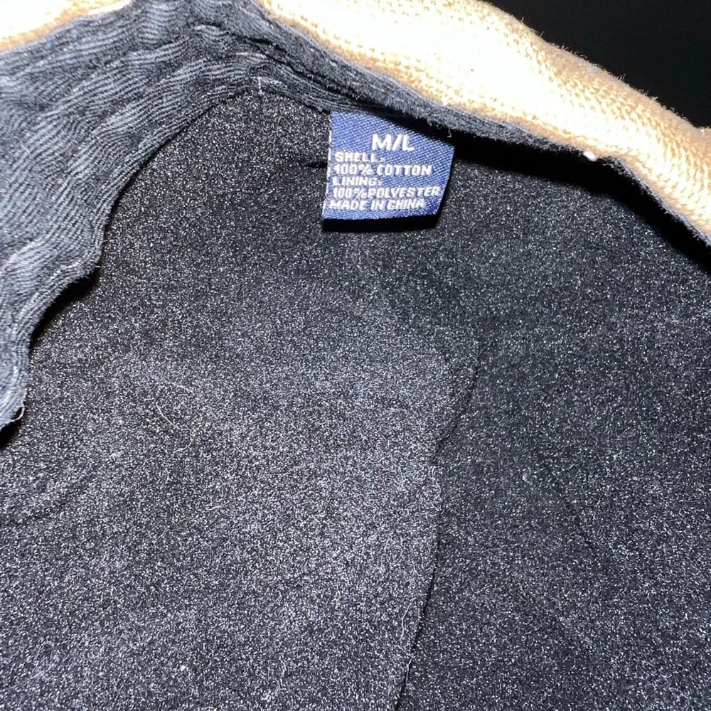 NWOT Duluth Trading Co Fleece Lined warm StrapBack Hat Cap Duck Adjustable M/L - Picture 3 of 5